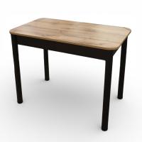 Стол Беседа РАСКЛ 980(+300) (Дуб вотан) B1, Опоры коричневые+(Бодега темный)