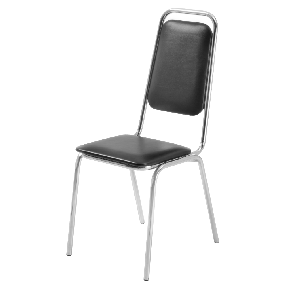 Стул Фабрикантъ / ткань мебельнаяТК-1 черный/Хром
