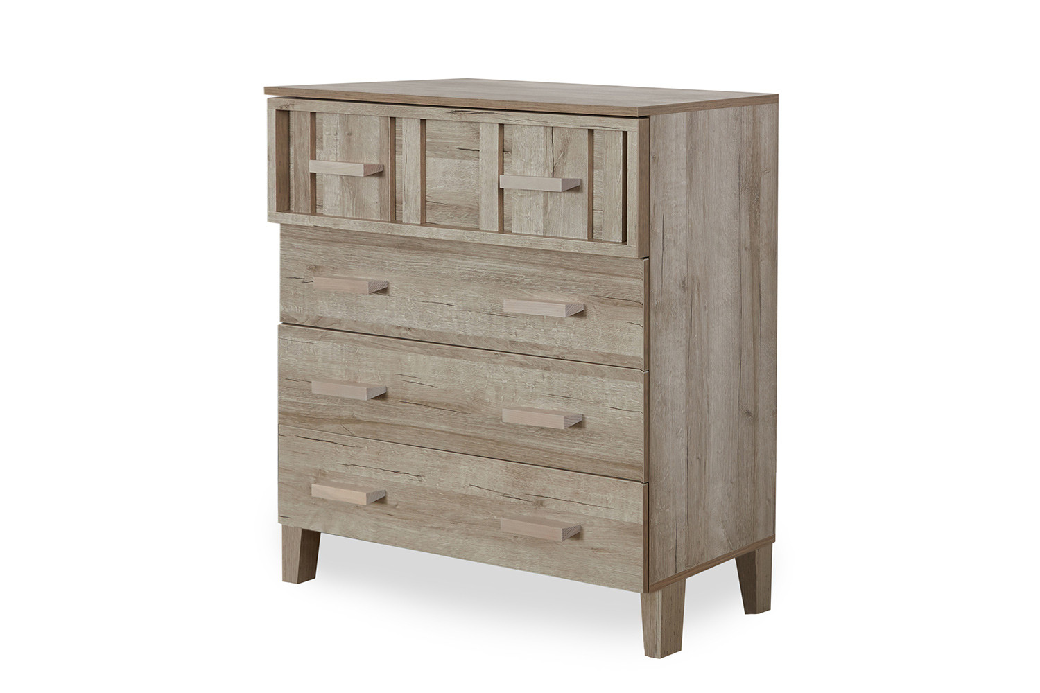 Scandica Oslo 455 Комод Дуб серый Craft Scandica Oslo 455 Комод Дуб серый Craft