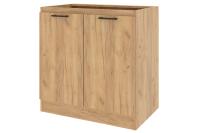 Ревилья 454.33 С Шкаф напольный ш80 Дуб крафт золотой