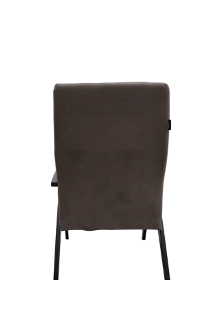 Кресло "ОСКАР" (каркас Орех, ткань Твист 5, коричневый)