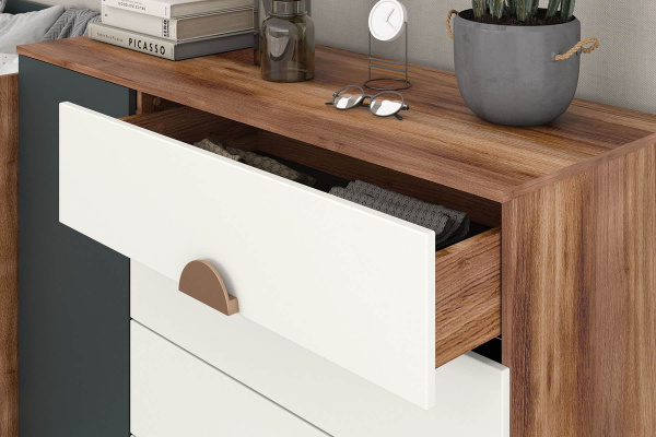 Тризиль Детская 476.05 Комод/Дуб Барокко/зел.камень Тризиль Детская 476.05 Комод/Дуб Барокко/зел.камень