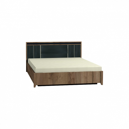 Nature 307 Кровать Люкс (без основания)  1600*2000 Дуб табачный Craft-Черный Nature 307 Кровать Люкс (без основания)  1600*2000 Дуб табачный Craft-Черный