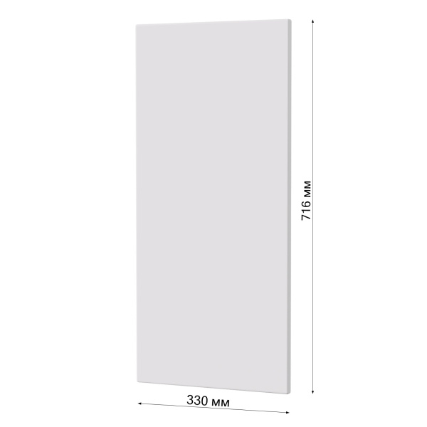 Фасад БЕЛЫЙ МАТОВЫЙ 342 торцевой Фасад БЕЛЫЙ МАТОВЫЙ 342 торцевой