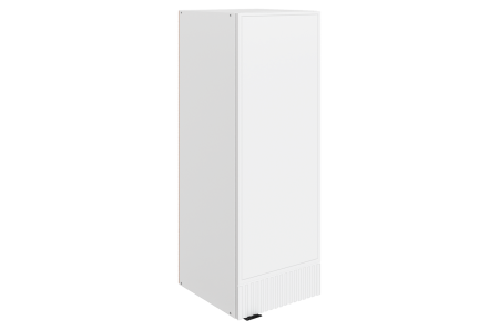 БАРИСТА Шкаф рабочий L300 (1 дв.гл )(правый) (белый/милк матовый)