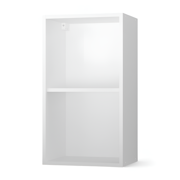 НОВА  Корпус шкафа настенного 1-но дверного 400 / Белый НОВА  Корпус шкафа настенного 1-но дверного 400 / Белый