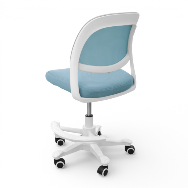 Кресло офисное 8399М-WT нейлон/бирюза