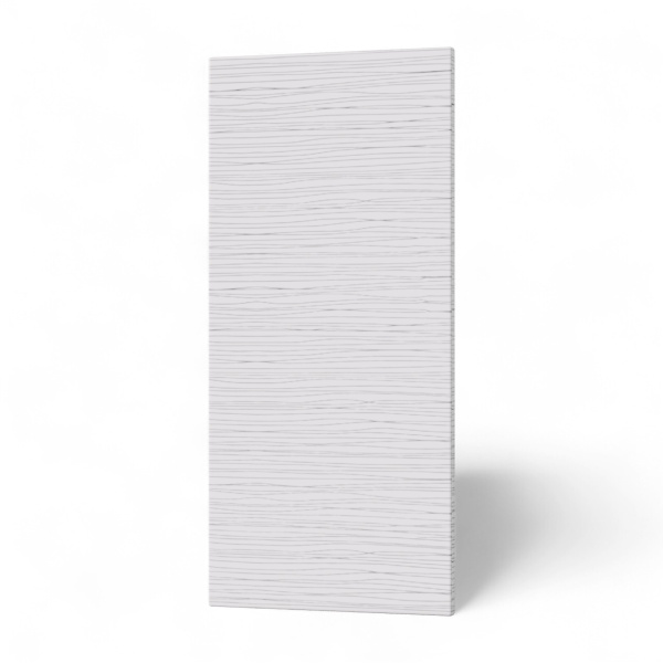 Фасад БЕЛЫЙ СТРАЙП 330 торцевой  Фасад БЕЛЫЙ СТРАЙП 330 торцевой