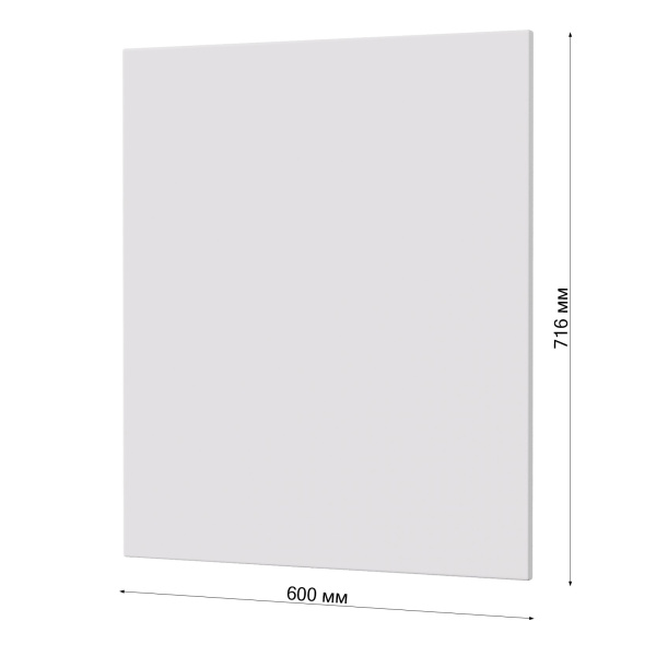 Фасад БЕЛЫЙ МАТОВЫЙ 600 для посудомоечной машины Фасад БЕЛЫЙ МАТОВЫЙ 600 для посудомоечной машины