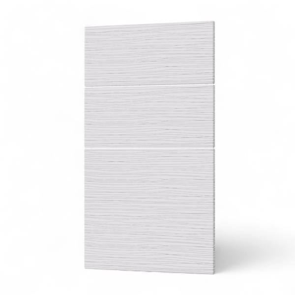 Фасад БЕЛЫЙ СТРАЙП 3 ящика 400 Фасад БЕЛЫЙ СТРАЙП 3 ящика 400