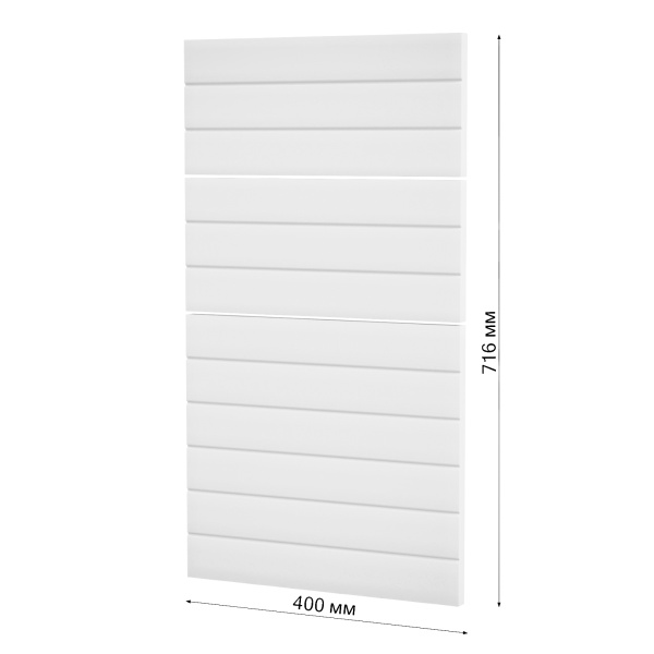 Фасад БЕЛЫЙ ГЛЯНЕЦ 3 ящика 400 Фасад БЕЛЫЙ ГЛЯНЕЦ 3 ящика 400