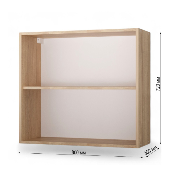 НОВА Корпус шкафа настенного 2-х дверного 800 / Дуб сонома НОВА Корпус шкафа настенного 2-х дверного 800 / Дуб сонома