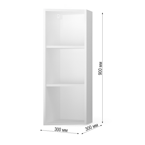 НОВА ВЫСОТА 900 Корпус шкафа настенного торцевого НОВА ВЫСОТА 900 Корпус шкафа настенного торцевого