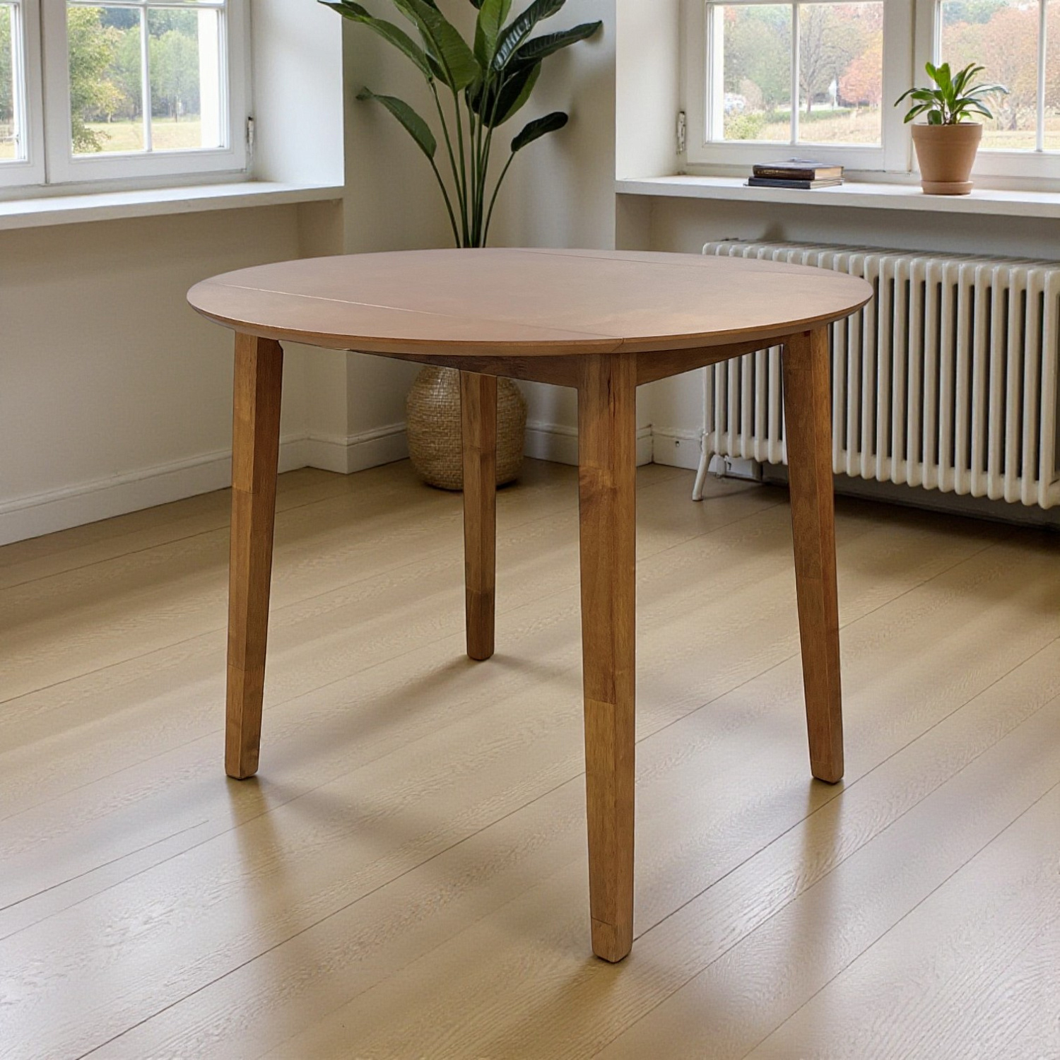 Стол Philadelphia Round-SW00196, Античный Дуб,900*175(550)*748 