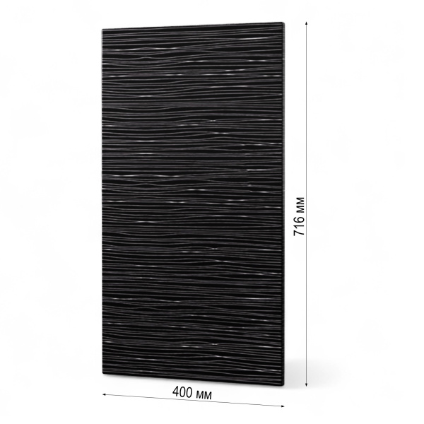 Фасад  ЧЕРНЫЙ СТРАЙП 400 Фасад  ЧЕРНЫЙ СТРАЙП 400