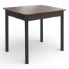 Стол кухонный  Уют 3 90(+35)*60*75 венге/Черный